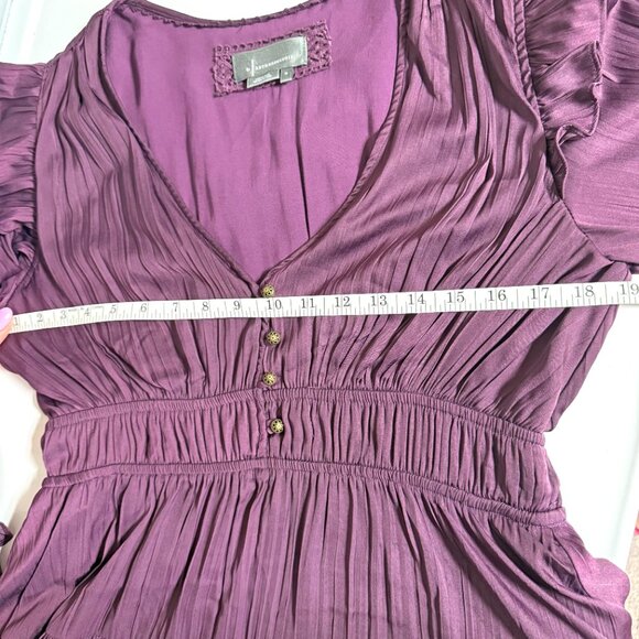 Anthropologie Tiered Ruffle Mini Dress - Picture 10 of 11